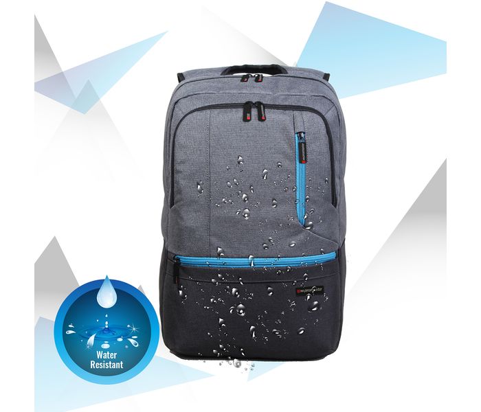 Promate Ascend-BP 15.6 inch Premium Laptop Backpack with Water-Resistant, Blue - Zoom Image 1