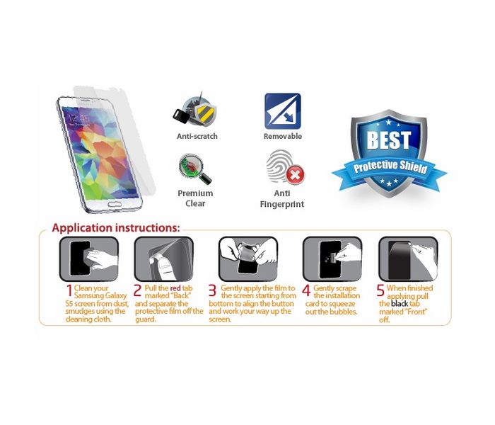 Promate ProShield.S5-M Premium Matte Screen Protector, Clear - Zoom Image 1