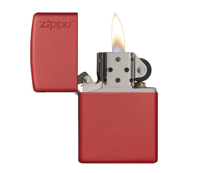 Zippo 233ZL Matte Lighter Red - Zoom Image 2