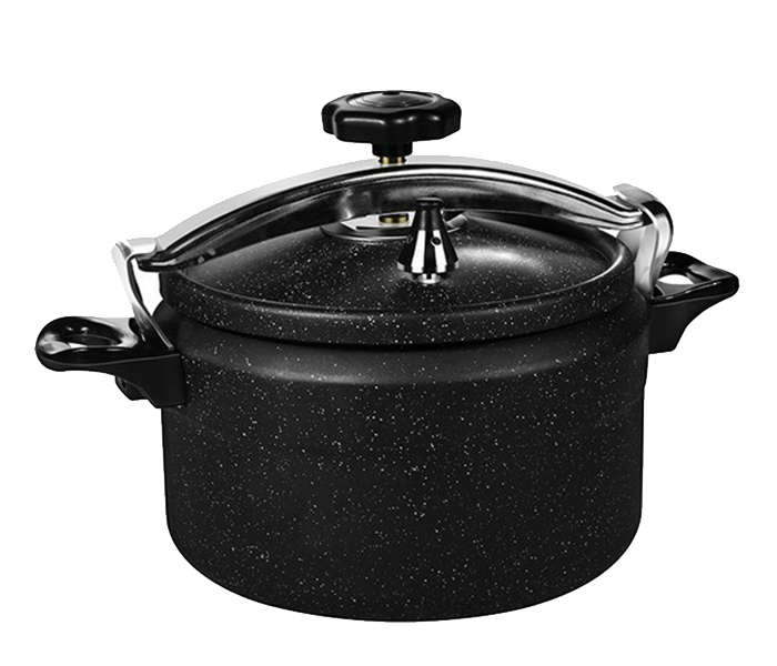 Royalford RF9449 7 Litre Granite Coated Aluminium Pressure Cooker - Black - Zoom Image