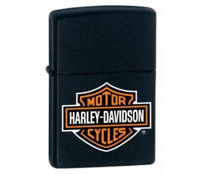 Zippo 218HD H252 Harley Davidson Logo Lighter Black - Zoom Image