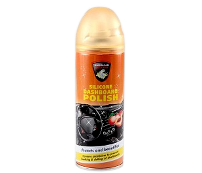 American Dolphin Silicone Dashboard Polish - 200ml, Orange - Zoom Image