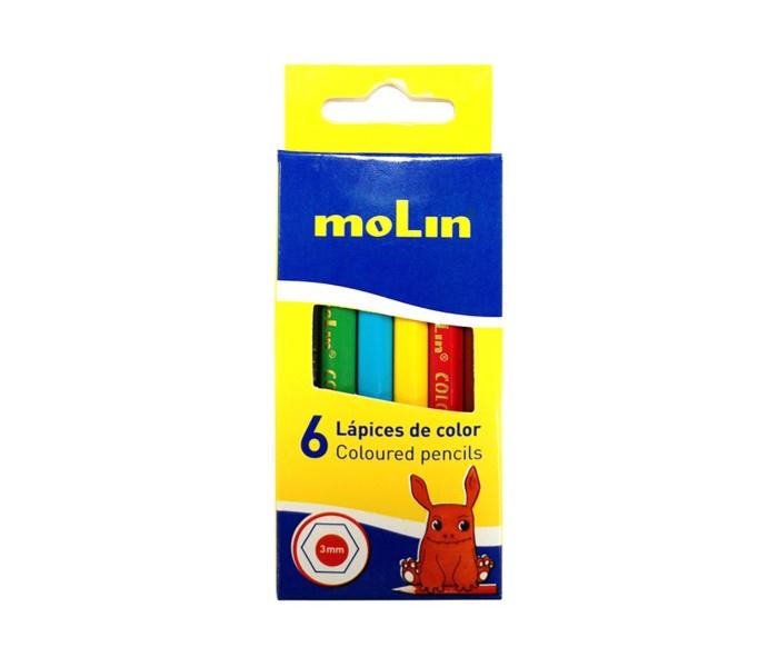 Molin LCP470-06B Box Of 6 Coloured Pencils Multicolor - Zoom Image