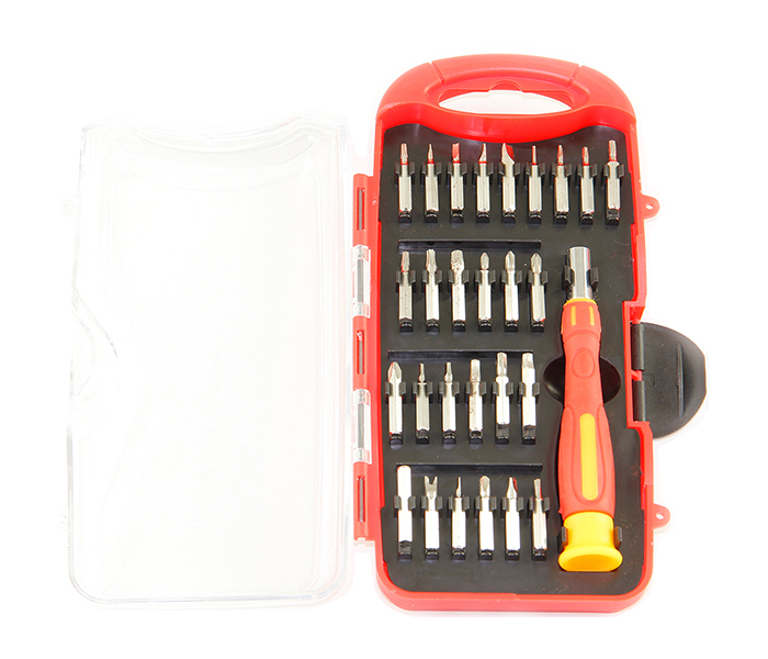 Taqdeer 29-in-1 Screwdriver Repair Tools Kit Set - Red - Zoom Image 2