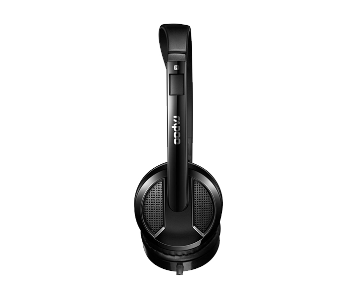 Rapoo H100 Plus Wired Stereo Headset - Black 18007 - Zoom Image 1