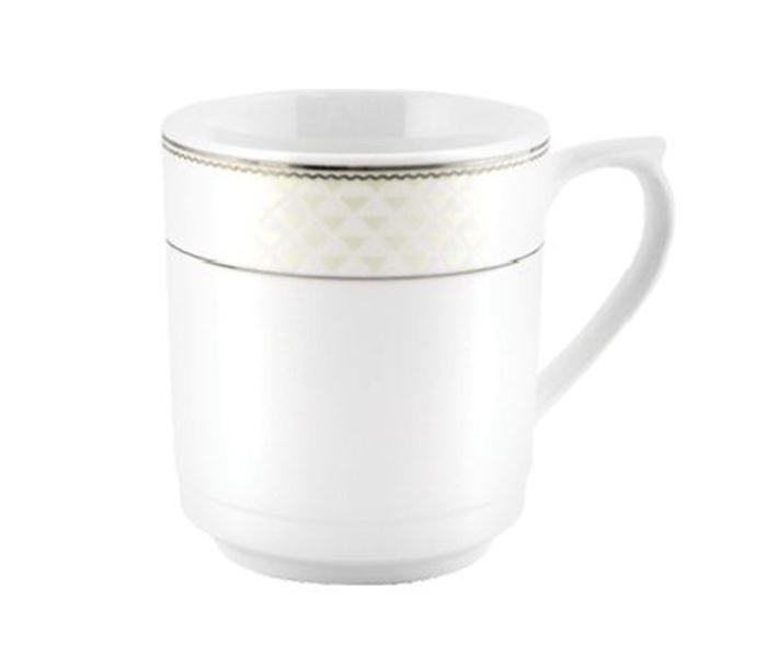 Royalford RF6692 11 oz Bone Wave Porcelain Coffee Mug - Zoom Image