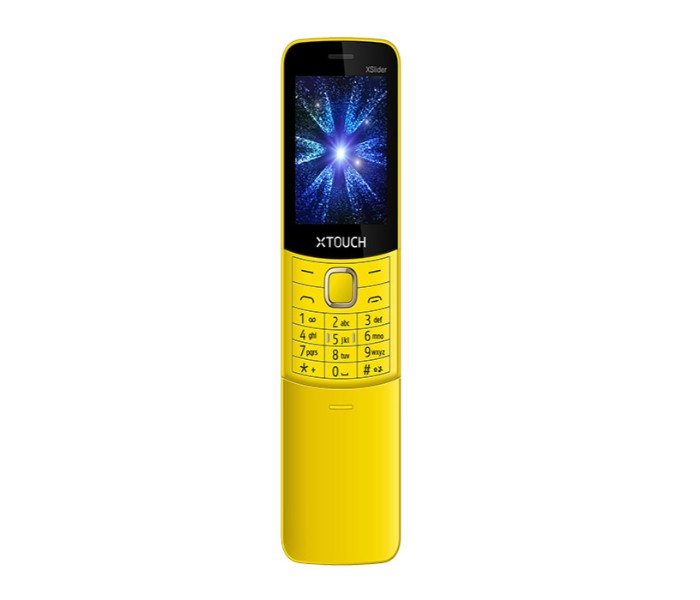 Xtouch Xslider Original and Classic Unique Design Dual Sim Feature Phone Banana Yellow - Zoom Image 5