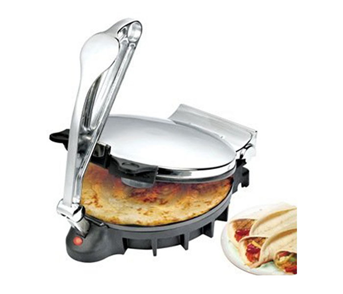 BM Satellite BM-127 1000 Watts Tortilla & Roti Maker, Silver - Zoom Image 2