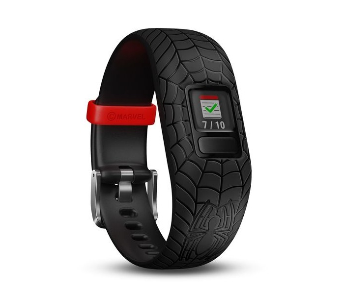 Garmin Activity Tracker Vivofitjr2 Smart Band For Kids - Spiderman Black - Zoom Image 2