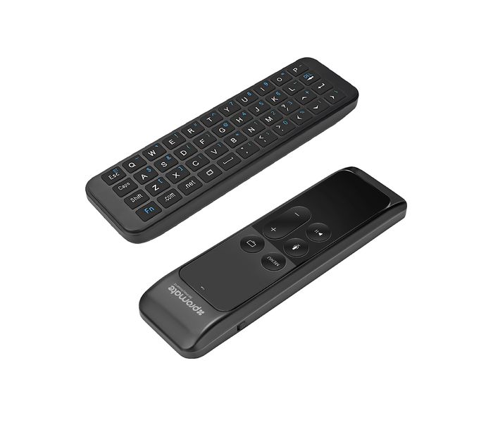 Promate Sirikeyboard Compact Wireless Mini Keyboard for Apple TV, Black - Zoom Image 7