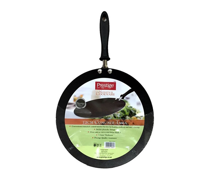 Prestige PR15869 32CM Ethenic Concave Tawa, Black - Zoom Image