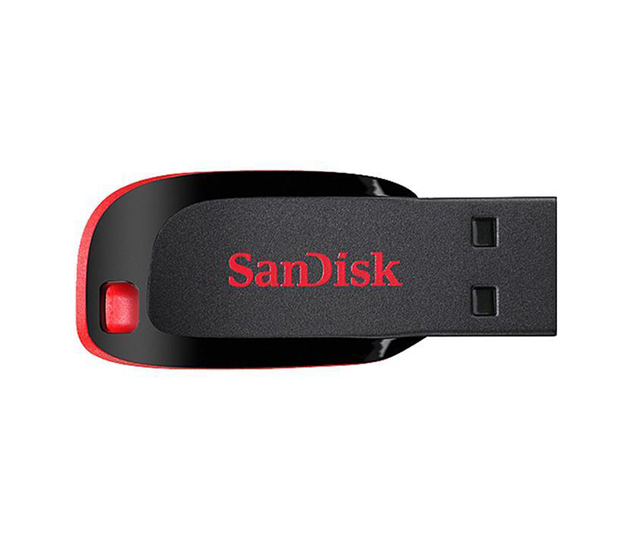 SanDisk SDCZ50-032G-B35 32GB Cruzer Blade USB 2.0 Flash Drive - Black & Red - Zoom Image 4