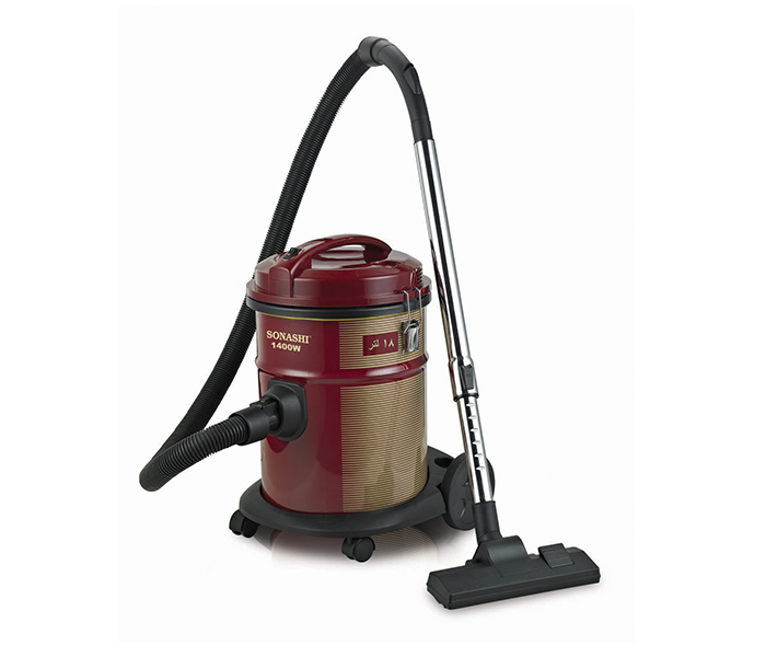 Sonashi SVC-9007-D 1400W Drum Vacuum Cleaner - Maroon - Zoom Image 4