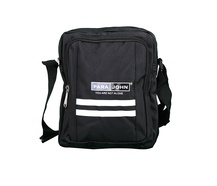 Para John PJSHB9325 Polyester Shoulder Bag, Black - Zoom Image