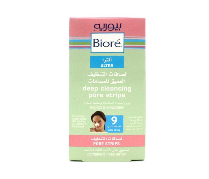 Biore N11294614A Ultra Deep Cleansing Pore Strip Set White One Size 9 Pieces - Zoom Image