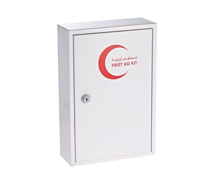 Happy Family N16661022A First Aid Medicine Cabinet Silver - Zoom Image 1