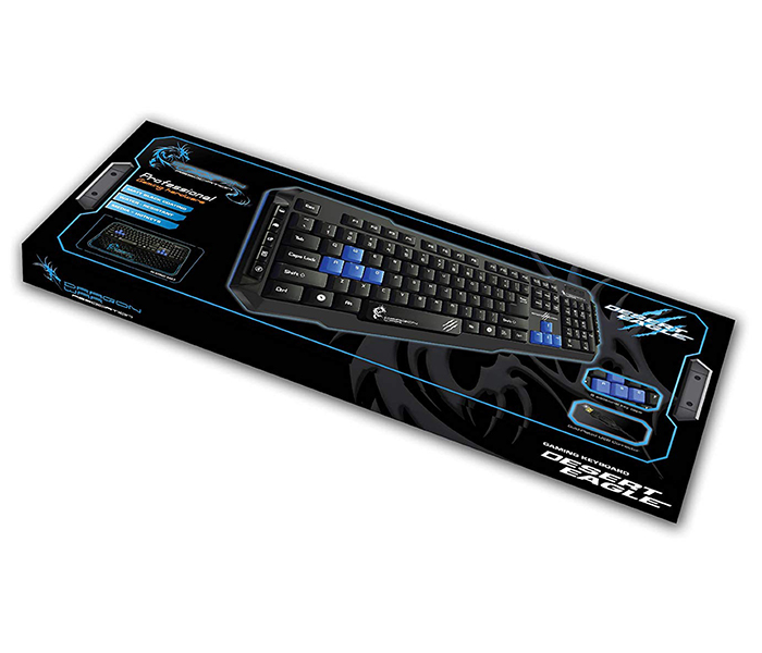 Dragon War GK-001 Desert Eagle Water Desistant Gaming Keyboard - Black - Zoom Image 3