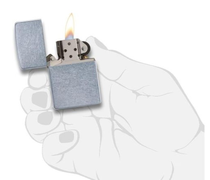 Zippo 207 Classic Lighter Silver - Zoom Image 2