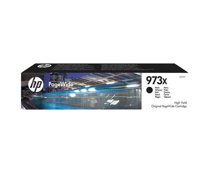 HP 973X High Yield Original PageWide Cartridge - Black (L0S07AE) - Zoom Image