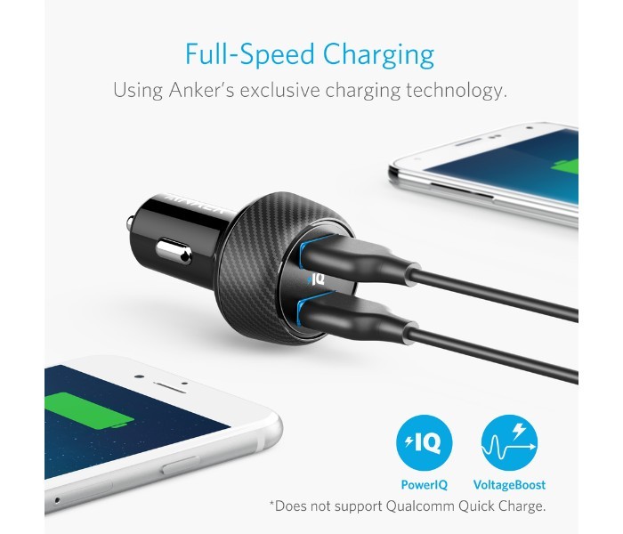 Anker A2212 PowerDrive Elite 2 Car Charger Black - Zoom Image 6