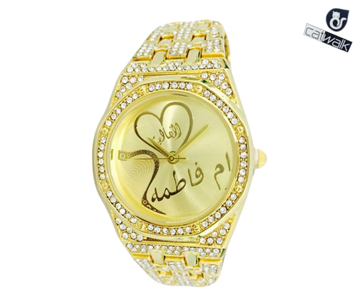 Catwalk CW-187 Genuine quality Fashionable Cz Watch For Women Gold - Zoom Image