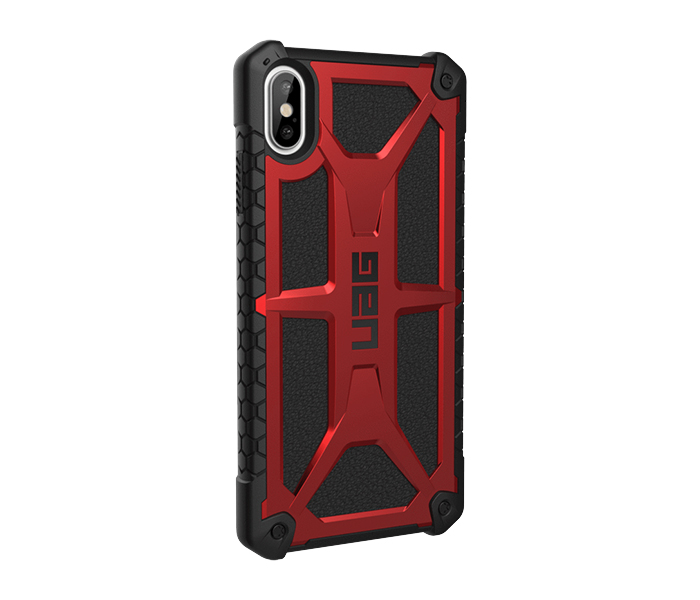 UAG 111101114040 Monarch Series Back Case for iPhone XS Max - Black & Red - Zoom Image 2