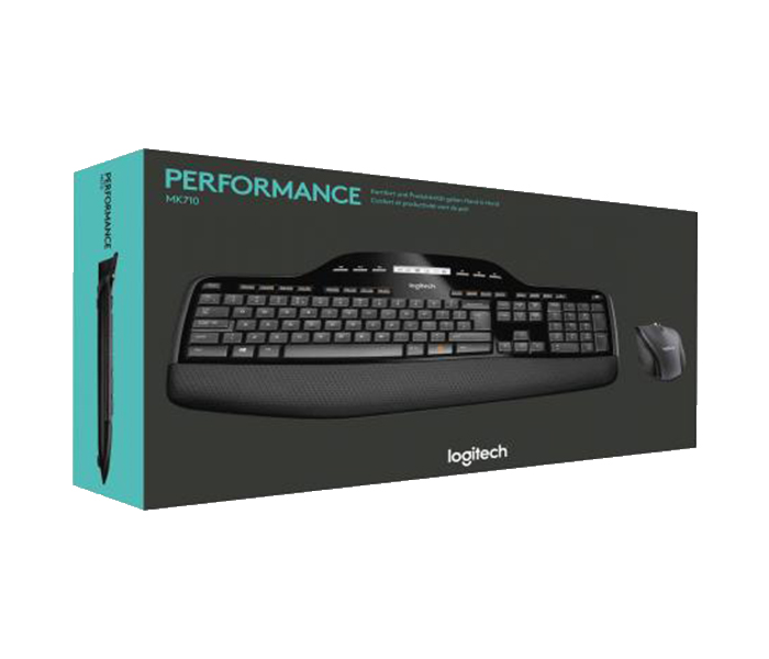 Logitech 920-002419 MK710 Combo Wireless Keyboard & Mouse - Black - Zoom Image 4