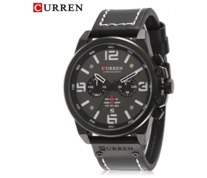 Curren 8314 Luxury Military Sport Watch For Men Black - Zoom Image