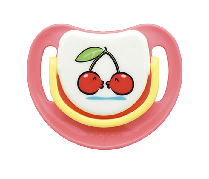 Pigeon N11583500A Step-3 Cherry Silicon Pacifier - Zoom Image