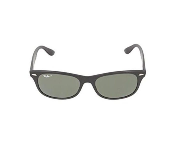 Ray-Ban 0RB4207 601S9A Wayfarer Matte Black Frame & Green Gradient Flash Mirrored Sunglasses for Unisex - Zoom Image 4