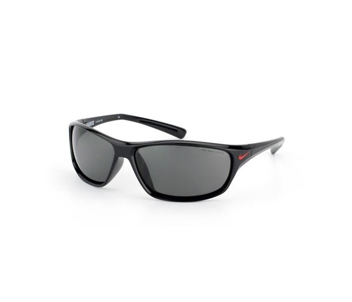 Nike EVO603 001 Rectangular Black Frame & Grey Mirrored Sunglasses for Unisex - Zoom Image 1