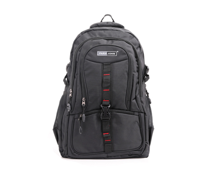 Para John PJSB6007A14 14-inch Nylon School Bag, Black - Zoom Image