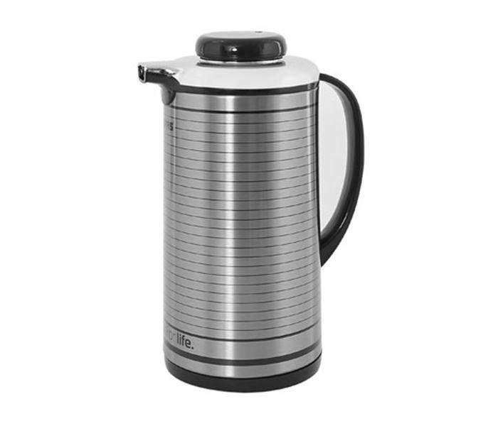 Geepas GVF5259 1.3 Litre Hot and Cold Vacuum Flask - Brown - Zoom Image 2