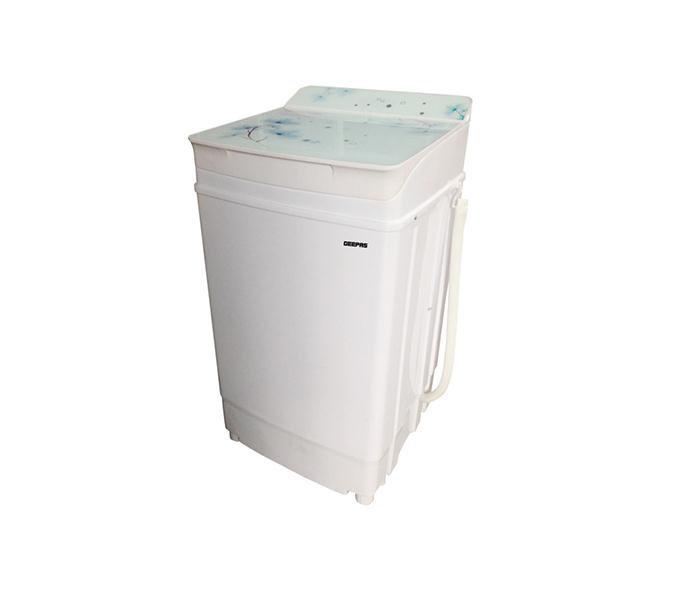 Geepas GSD6461 Spin Dryer and Dcorative Glass - White - Zoom Image