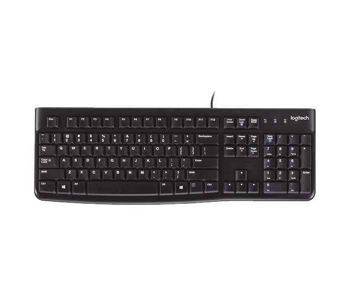 Logitech 920-002508 K120 USB Wired Keyboard - English, Black - Zoom Image 4