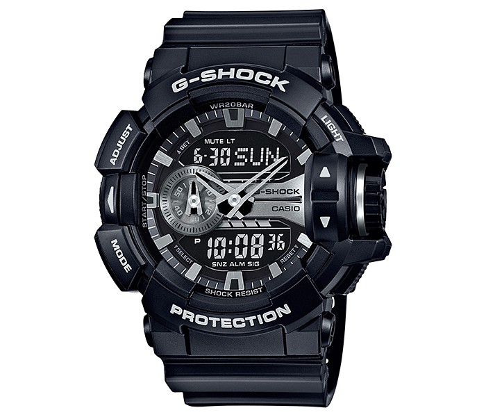 Casio G Shock GA-400GB-1ADR Mens Analog and Digital Watch Black - Zoom Image