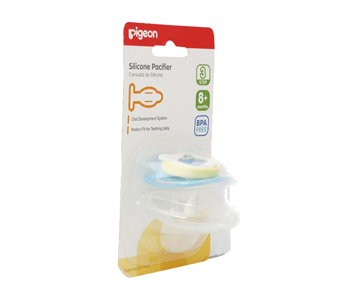 Pigeon N23593994A Silicone Pacifier Step 3 - Blue - Zoom Image