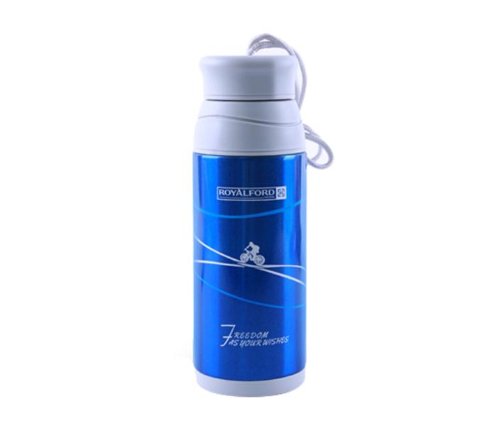 Royalford RF6607 320 ml Stainless Steel Vacuum Bottle - Blue - Zoom Image 1