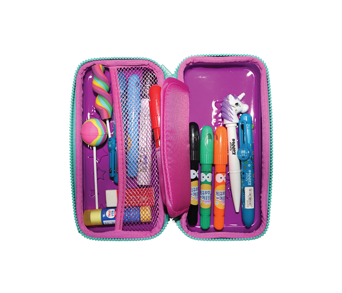 Smily Kiddos SK11001021 PVC Small Pencil Case - Purple - Zoom Image 2