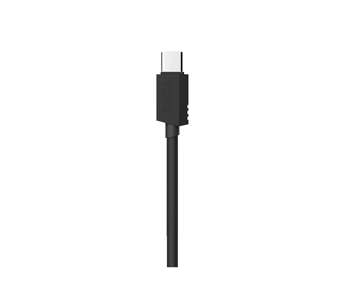 Vidvie CB-404 Data Cable for Smartphone - 1 Meter, Black - Zoom Image 1