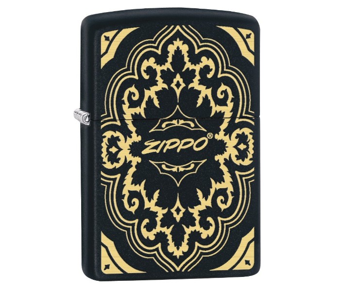 Zippo 29703 Classic Lighter Gold and Black - Zoom Image