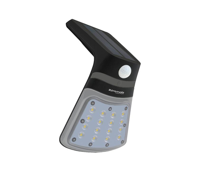 Promate SolarTrail-1 Outdoor Solar Light with Dual-Lighting Modes - Black - Zoom Image 7