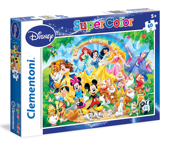 Clementoni 26952 Disney Family Super Colour Puzzle - 60 Pieces - Zoom Image 2