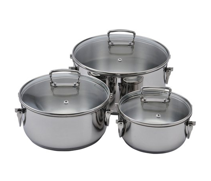 Lamart LTSSSET6 Stockage Foldable Stainless Steel Set of Pots - 6 Pieces - Zoom Image 3