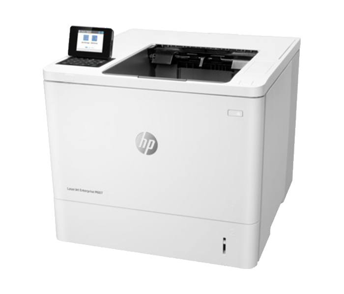 HP M607N LaserJet Enterprise Laser Printer - White - Zoom Image 1