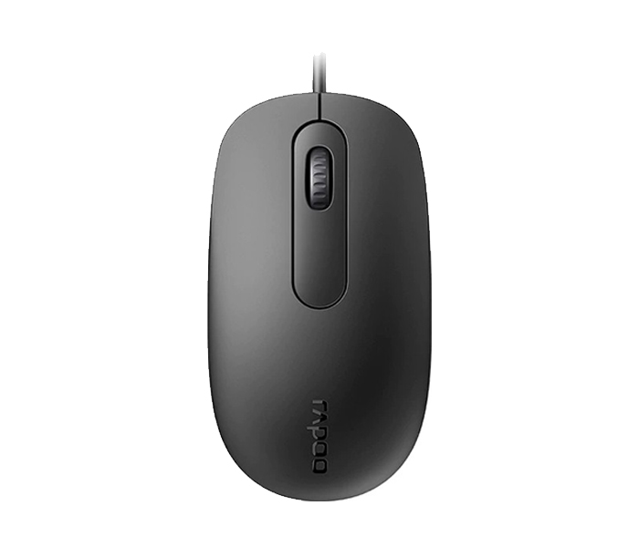 Rapoo N200 Wired Optical Mouse - Black 18548 - Zoom Image 4