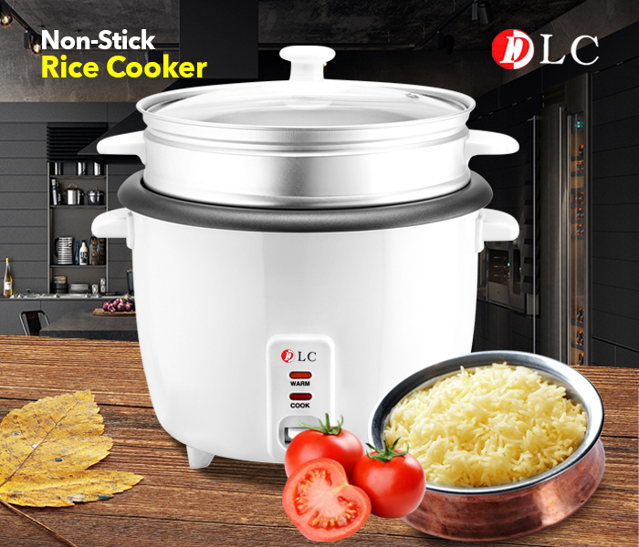 DLC 806 0.6 Litre Non-Stick Rice Cooker - White - Zoom Image