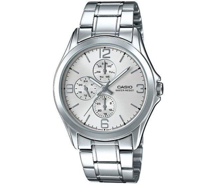 Casio MTP-V301D-7ADF Mens Analog Watch Silver - Zoom Image