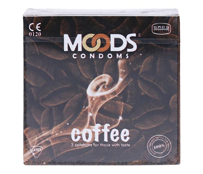 Moods Condoms 3 Pcs - Coffee - Zoom Image