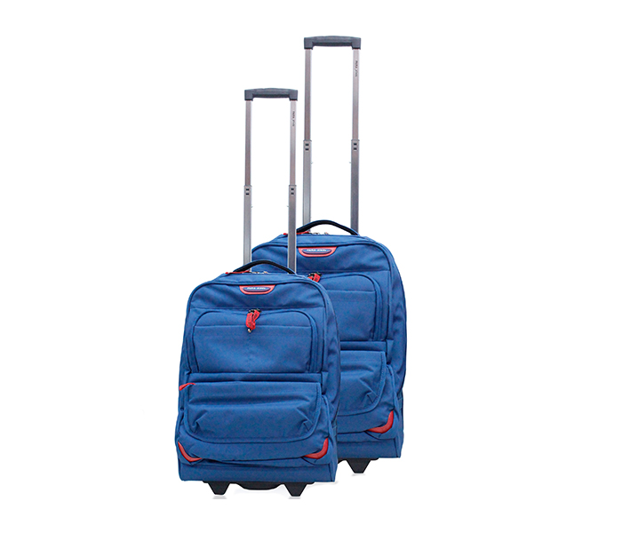 Para John PJTR2001L Trolley Bag Set - Blue, 2 Pieces - Zoom Image